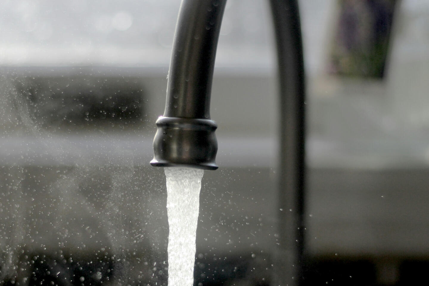 Residential neighborhoods and service areas in Akron, Ohio.